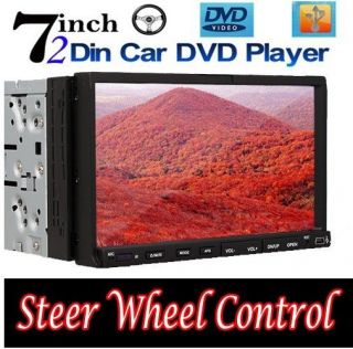 OEM 2 Din 7 In Dash LCD Car DVD CD VCD Player Multimedia Radio Touch 