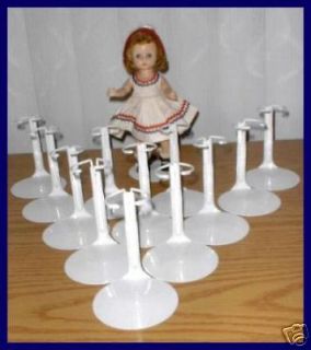 FREE U.S.SHIPPING 6 KAISER Doll Stands for NANCY ANN STORYBOOK Dolls 