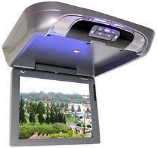   T1591DVFD 15 Grey Car Video Flip Down Cwr Monitor DVD/USB/SD Player