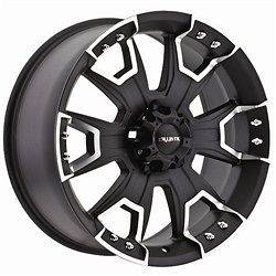 15 inch Ballistic Havoc black wheels rims 6x5.5 6x139.7 / TOYOTA GMC 