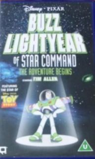 BUZZ LIGHTYEAR OF STAR COMMAND VHS VIDEO