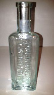 Vintage Bottle Embossed E.C. DeWitt & CO, Chicago, U.S.A One Minute 
