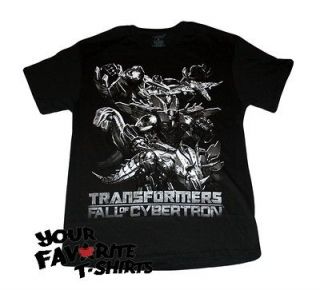 Transformers Fall Of Cybertron Dinobots Gamer Licensed Adult T Shirt S 