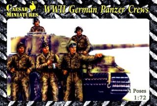 Caesar Miniatures 1/72 B03 WWII German Panzer Crews 