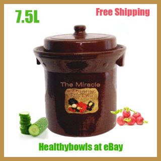 New Miracle Harsch Fermenting Crock Pot Sauerkraut 7.5 Liter (2 Gallon 