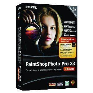 Corel Paint Shop Photo Pro Ultimate x3 + Painter Essentials, Windows 