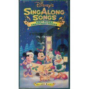 Disney Sing Along Songs VERY MERRY CHRISTMAS VHS volume 8 Mickey Mouse