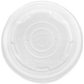 Eco Products #ECOLID SPS   Compost.Lids for 8 oz Hot Food Cups   Case 