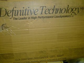 Definitive Technology C/L/R 2002 Speaker (Single, Black)