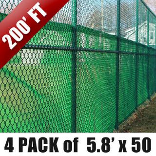 Windscreen 4 Pack Green Fence Mesh Screen 58 Tall 50 Long Fabric 