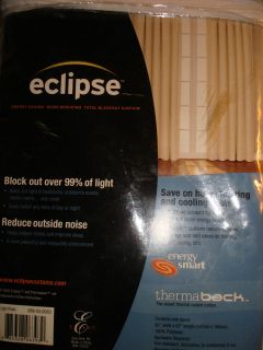 Ellery ECLIPSE Energy Smart Braxton Panel Khaki 42x63 Blackout Noise 