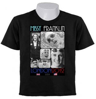Missy Franklin @ LONDON 2012 US TEAM T SHIRTS Tribute Collage mf1