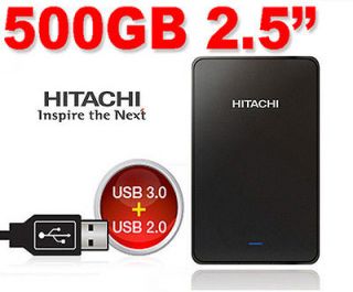 New 500GB 2.5 HITACHI TOURO 500 GB External Hard Drive Disk HD USB3.0 