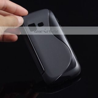   Soft Gel Skin S Line Wave TPU Case Cover for Samsung Galaxy Chat B5330