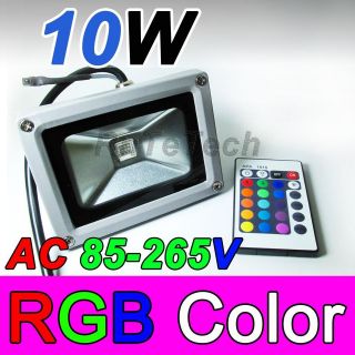   Control 16 Color RGB led Spot xmas Party Flood light AC 85V 265V