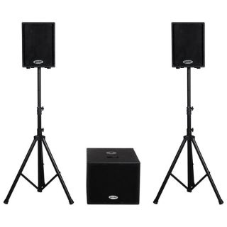 Gemini XTR 500 Powered DJ PA Speaker System 800 Watt 15 Inch Sub