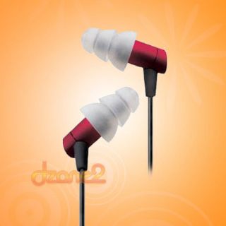 Etymotic Research HF5 Noise Isolating In Ear Headphones Red Headphones 