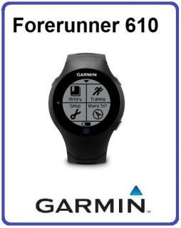 Garmin Forerunner 610 Black Sports GPS USB Receiver Touchscreen