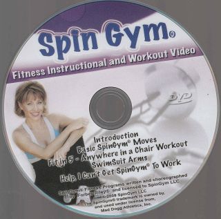Spin Gym Instructional and Workout Video Basic SpinGym Moves Chair 