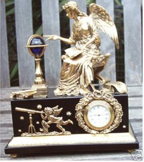 RARE FRANKLIN MINT ANGEL OF NEW AGE MUSEUM CLOCK