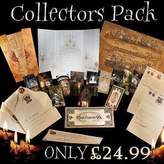 Harry Potter / Hogwarts ULTIMATE COLLECTORS Package Letter,Tags,Ti 