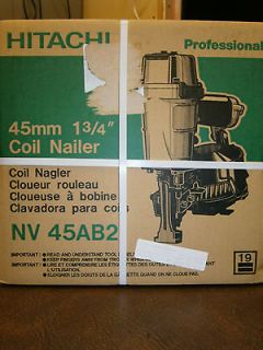 Hitachi NV45AB2 7/8 Inch to 1 3/4 Inch Coil Roofing Nailer W/ FACTORY 