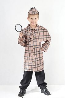 SHERLOCK HOLMES DETECTIVE CHILD COSTUME ALL AGES