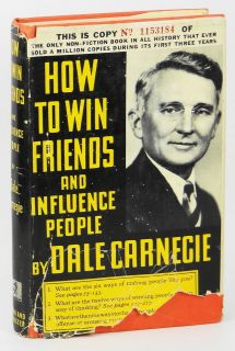 How to Win Friends and Influence People ~SIGNED by DALE CARNEGIE~ 1940 
