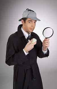 Unisex Adult Sherlock Holmes Detective Investigator Spy Agent Costume 