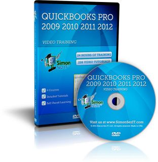 Learn QUICKBOOKS PRO 2012/2011/2010/​2009 Training Tutorial DVD   24 