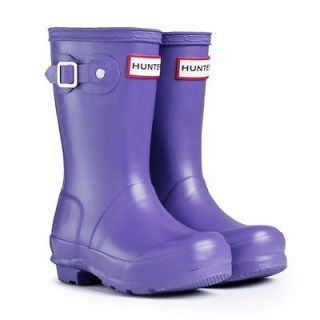   Hunter Rain Wellies Wellington Boots Iris Purple Assorted Sizes