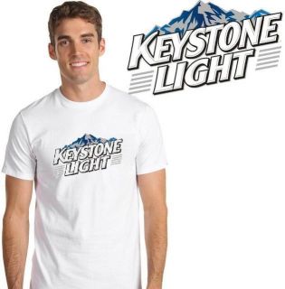 Keystone Light Beer T Shirt   New Choose Size S M L XL 2XL 3XL 4XL 5XL 