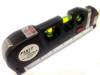 LASER LEVEL(6) WITH MEASURE TAPE(8 FEET) .Brand New
