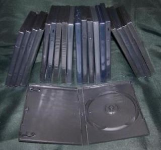 20 DVD Black CD Video Game CASE LOT PS3 Movie Storage