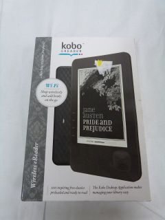 New Kobo Wireless Wi Fi eBook Reader Tablet  B4 59 009