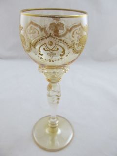 venetian wine glass in Pottery & Glass
