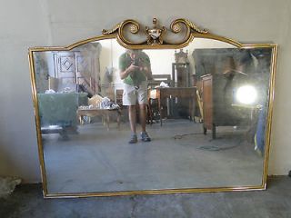 Antique Italian large gold gilted mirror