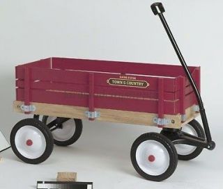 RADIO FLYER 24 TOWN & COUNTRY WOODED RED WAGON KIDS NEW