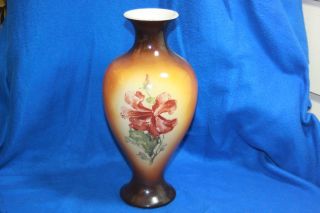Vintage Large Warwick Ioga Pottery Floral Vase