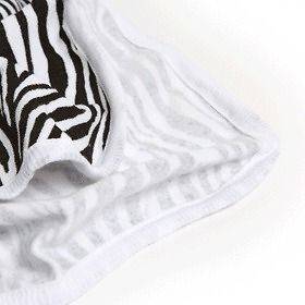 Beach Towel  Zebra pattern   size 70cmX123cm