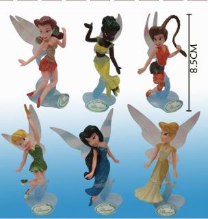 New x Disney Tinker Bell Fairies Playset Pixie Figure Cute Set Gift 2#