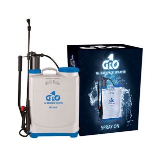 GRO1 4 Gallon Hydroponics Heavy Duty Water Fertilizer Backpack Pump 