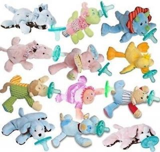   WubbaNub (U Pick) Infant Baby Soothie Binkie Holder Stuffed Animal Toy