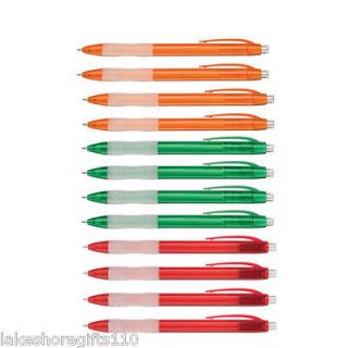 120 PAPERMATE CHILL PROMOTIONAL TRANSLUCENT GRIP PENS BLACK INK