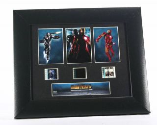Marvel Comics Iron Man Part 2 Wood Framed Movie Film Cells Plaque NIB 