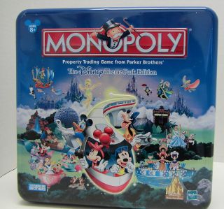 Monopoly Disney Theme Park Edition Missing 1 Castle Tin Collectible 