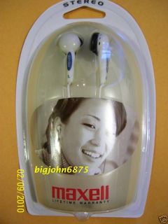NEW tUrQuOiSe Maxell EB 95 Ear buds Stereo , , etc YOU GET 7 PAIRS 