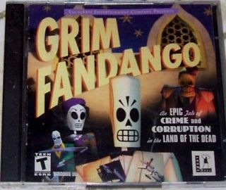 Grim Fandango   Lucas Arts Game CD (PC, 1998)