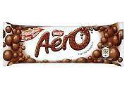 Nestle Chocolate Aero Candy Bars. 42g each  6, 12, and 