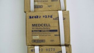 Medline Medcell AA Alkaline Battery MPHBAA 144 batteries per case